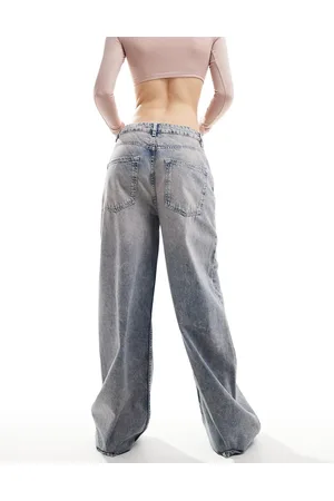 ASOS Jeans extra larghi a fondo ampio lavaggio tinto