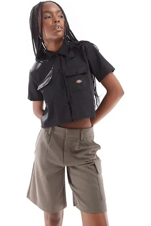 Dickies Camicia corta nera con tasche