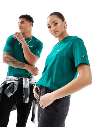 Champion T-shirt unisex con logo sul petto a sinistra