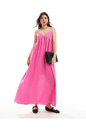 SELECTED Femme - Vestito lungo con spalline sottili strutturato