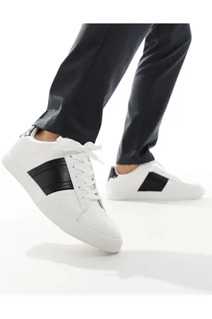 River Island Sneakers bianche con riga laterale