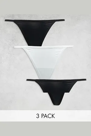 New Look Confezione da 3 perizomi micro con fascette sottili