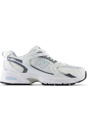 New Balance 530 - Sneakers bianche e blu metallizzato