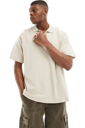 JACK & JONES Premium - Polo oversize beige