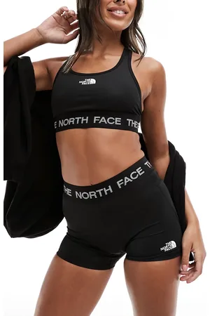 The North Face Pantaloncini aderenti tecnici neri con logo