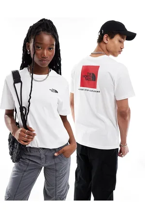 The North Face Red Box - T-shirt bianca con stampa sul retro