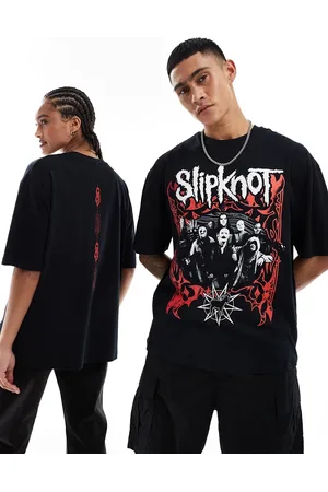 ASOS T-shirt oversize unisex nera con stampe "Slipknot"