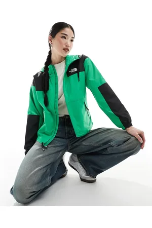 The North Face Sheru - Giacca con logo verde e nera