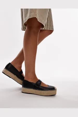 Topshop Cherry - Espadrillas Mary Jane nere