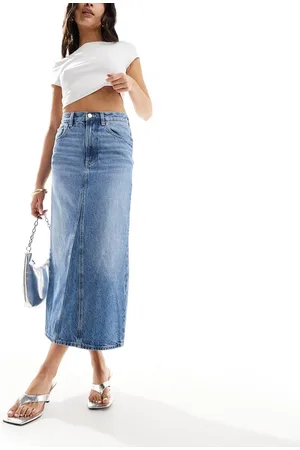 & OTHER STORIES Gonna lunga di jeans a colonna lavaggio