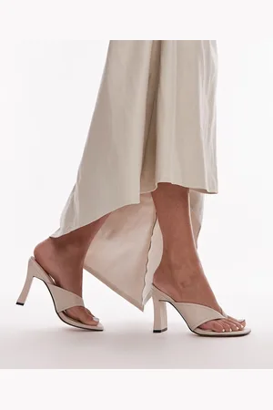 Topshop Gisele - Sabot sporco con tacco e dettaglio infra-alluce