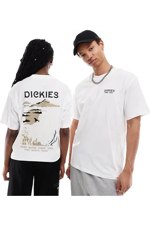 Dickies Eagle Point - T-shirt a maniche corte bianca con stampa sul retro - In esclusiva per ASOS