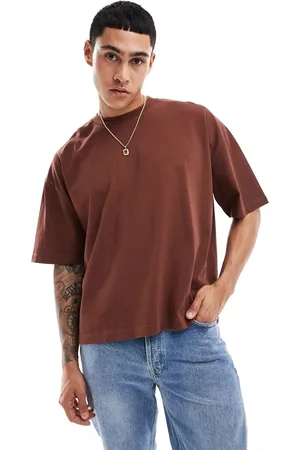 ASOS T-shirt oversize pesante con fondo asimmetrico
