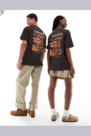 Dickies Eagle Point - T-shirt a maniche corte scuro con stampa sul retro - In esclusiva per ASOS