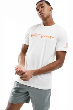Nike Trail Dri-FIT - T-shirt bianca con grafica