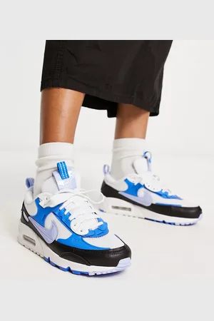 Nike Air Max 90 Futura - Sneakers in vinile bianche e blu multicolore