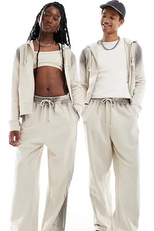 COLLUSION Unisex - Joggers comodi lavaggio sfumato in coordinato