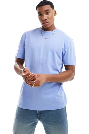 ASOS T-Shirt girocollo comoda blu