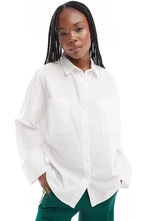 COLLUSION Camicia oversize bianca