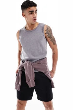 ASOS Canotta in cotone a coste quick dry
