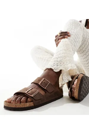 Birkenstock Arizona - Sandali in pelle oliata Habana