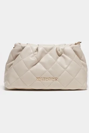 VALENTINO Valentino - Ocarina - Borsa da spalla stile pochette trapuntata écru