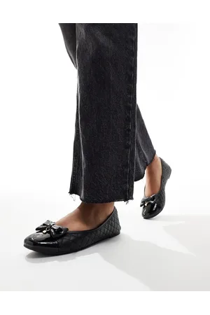 River Island Ballerine con fiocco nere