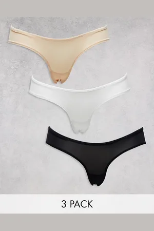 Dorina Confezione da 3 slip hipster invisibili con taglio a V