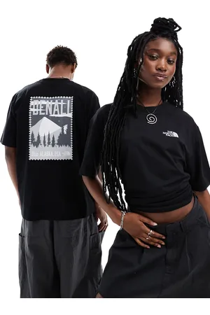 The North Face Vintage Denali - T-shirt oversize nera con stampa sul retro