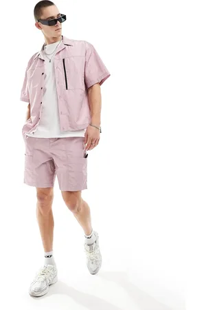 ASOS Pantaloncini in nylon multitasche in coordinato