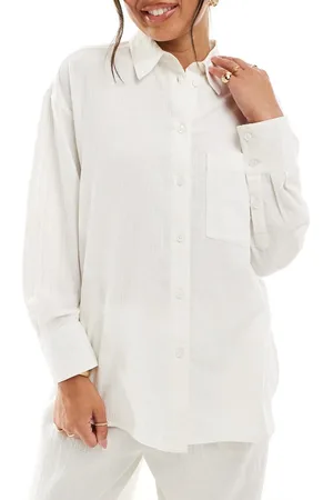 ASOS Kayla - Mix and Match - Camicia da spiaggia bianca