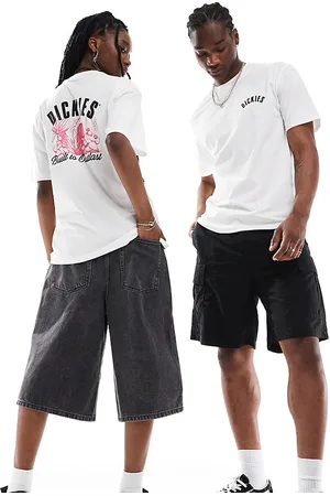 Dickies Dendron - T-shirt a maniche corte bianca con stampa sul retro - In esclusiva per ASOS
