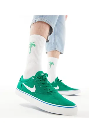 Nike Nike - SB Chron 2 - Sneakers verdi e bianche in tela