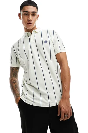 Pretty Green Vega - Polo gessata beige
