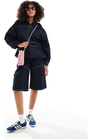 ASOS Jorts idrorepellenti scuro in coordinato