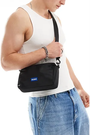 Hugo Blue Borsa a tracolla nera con logo