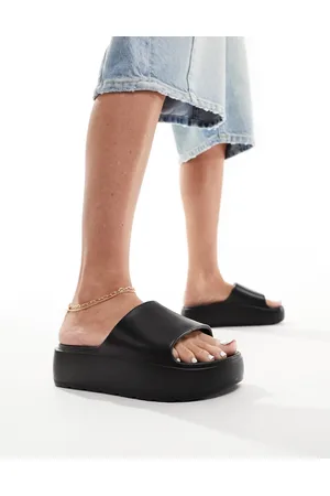 ASOS Freedom - Sliders nere con suola a carrarmato