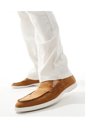 Truffle Collection Mocassini casual in camoscio color cuoio