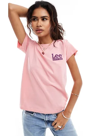 Lee T-shirts chiaro con logo