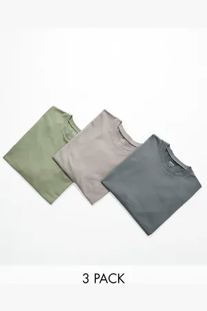 ASOS Confezione da 3 T-shirt oversize in colorazioni multiple