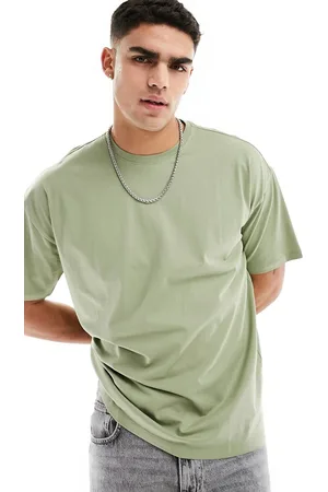 New Look T-shirt oversize kaki chiaro