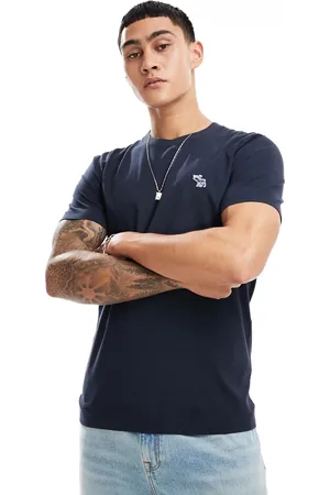 Abercrombie & Fitch Icon - T-shirt con logo in rilievo