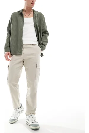 New Look Pantaloni cargo color pietra