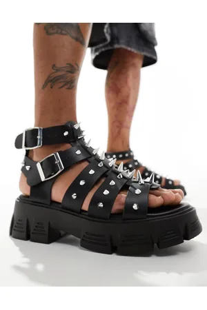 ASOS Sandali gladiatore con suola spessa e borchie