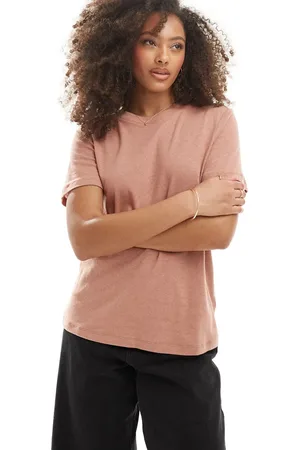 & OTHER STORIES T-shirt in misto lino tenue vestibilità comoda