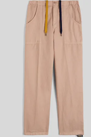 Aspesi Pantalone Fatigue In Lino E Cotone