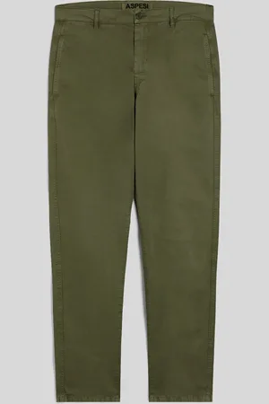 Aspesi Pantalone Chino In Gabardina Di Cotone