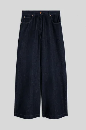 Aspesi Pantalone Wide Leg In Denim