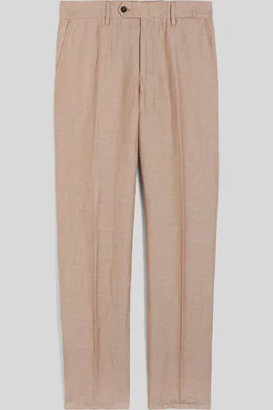 Aspesi Pantalone New Herman In Twill Di Cotone E Lino