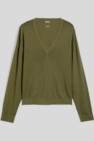 Aspesi Maglia In Cotone Con Scollo A V